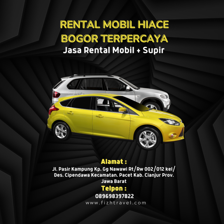 Rental Mobil Hiace Bogor Terpercaya