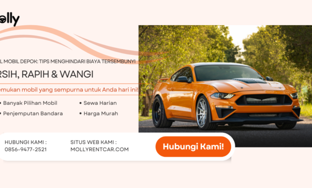 Rental Mobil Depok Tips Menghindari Biaya Tersembunyi